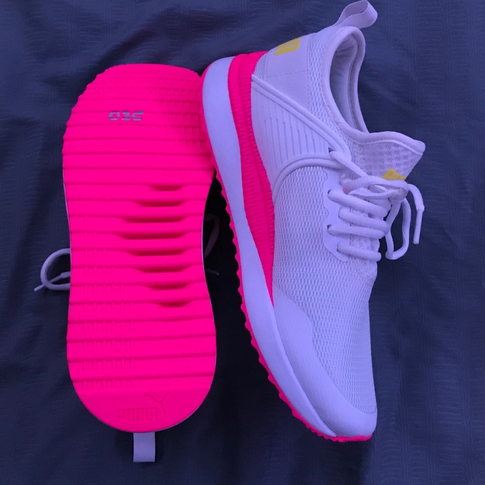 Pink and White Pumas